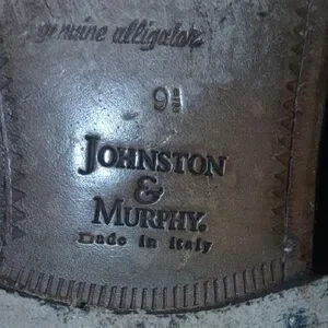 Johnston & Murphy Tan Alligator Domani Shoes Johnston & Murphy Tan Alligator Domani Shoes main image 4